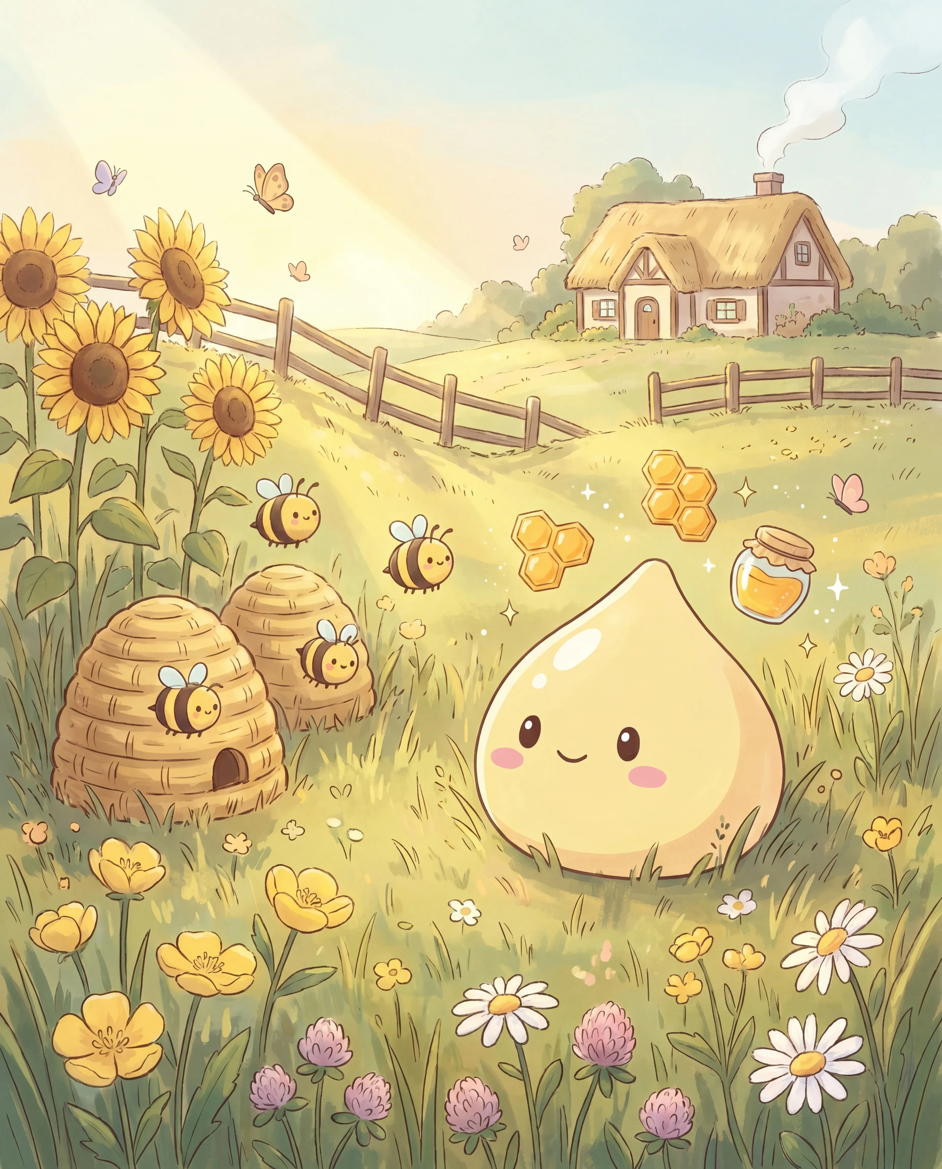 Buttercup Blob, the Beekeeper